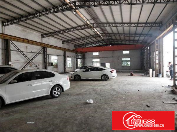 凤岗车站附近新出单一层钢构厂房950平方，现成行车水电