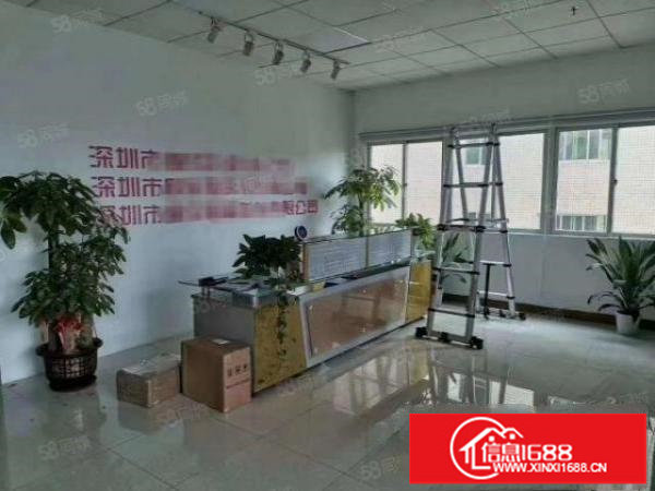 福永富桥工业区680平带现成装修厂房出租