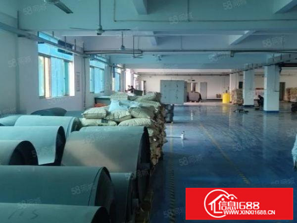 观澜新田工业园厂房出租1680平米带豪华装修地坪漆