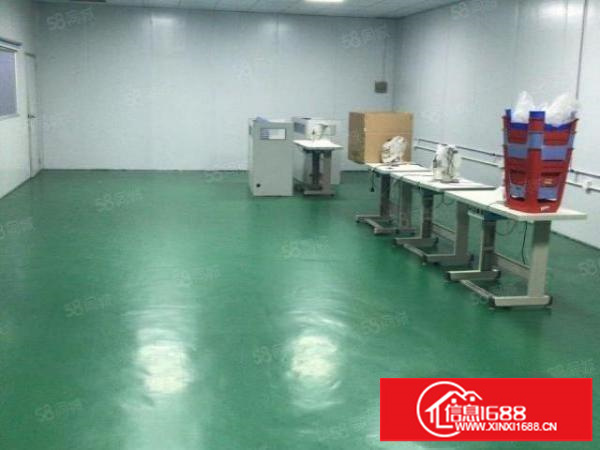 平湖上木古宝来工业区3楼600平方带装修带办公室厂房出租