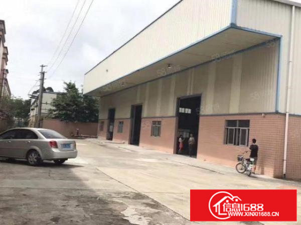 虎门原房东单一层1550平带行车独院钢构厂房出租