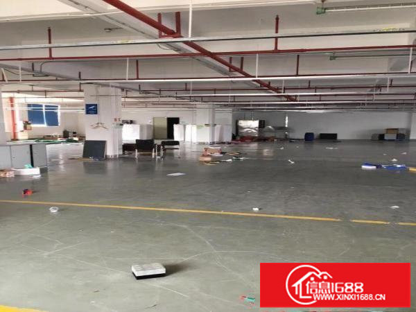 横岗大厦附近二楼1100平米带装修厂房出租有卸货平台