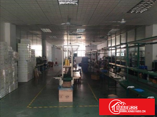 桥头李屋楼上1000平带装修厂房出租水电齐全