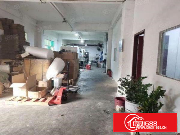 石岩三祝里自用无公摊1楼480平30元简装修出租