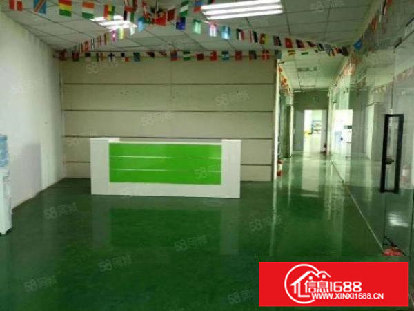 福永主干道边新出楼上整层1200，带前台豪华办公室装修