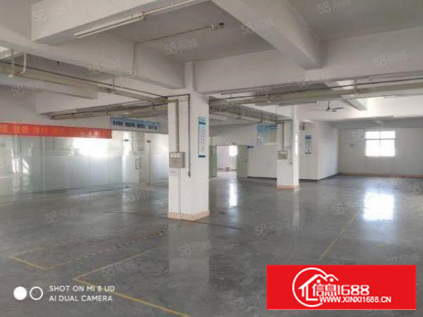 石岩汽车站楼上200平精装修厂房出租