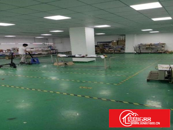 可做电池行业！标准2楼1000平方！地坪漆天花吊顶装修