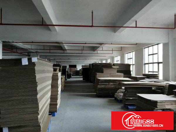 清溪三星工业园楼上2000平方带消防喷现成办公