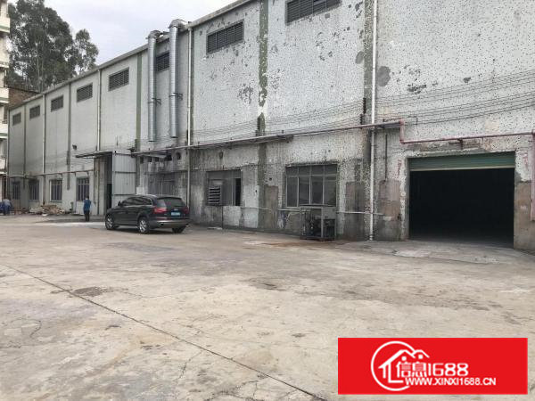 黄江镇靠山边钢构12米高厂房出租，空地大，