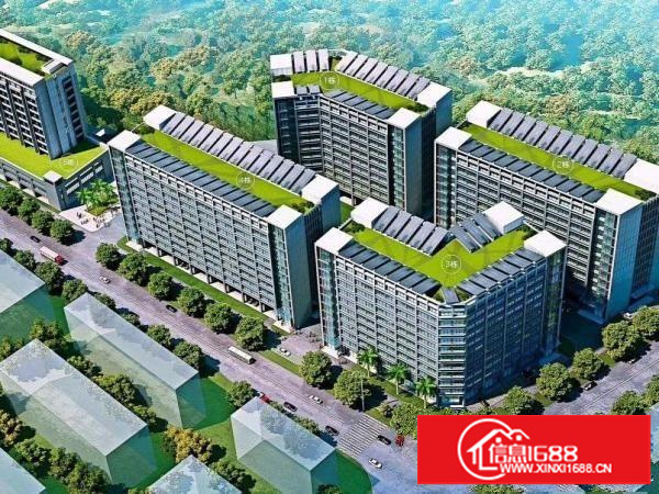 出租龙岗区坪地国际低碳城旁边标准厂房园区大环境优雅有红本