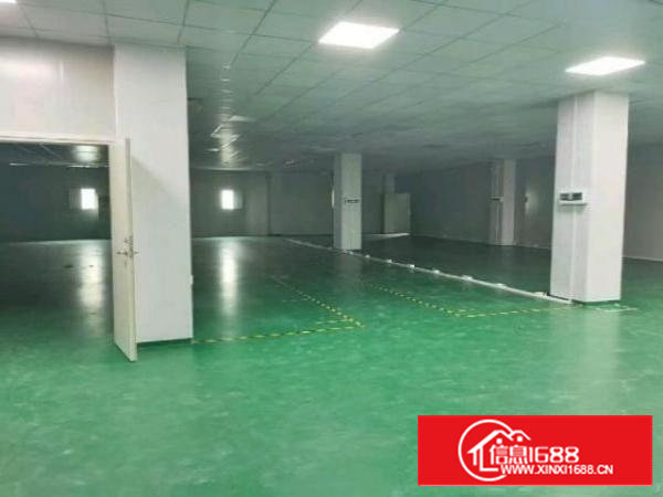 阳光工业区附近楼上1200平带装修厂房出租