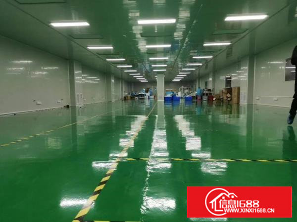 塘厦四村2600平无尘车间，现成装修风淋空调，可做口罩电子类