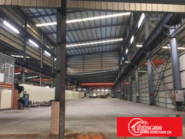 容桂朝阳出租钢构1700平带航车厂房