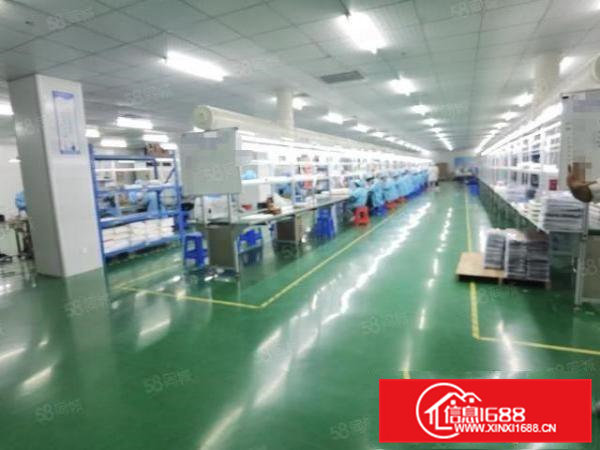 清溪三中新出3楼3000平方厂房出租带装修可做电池