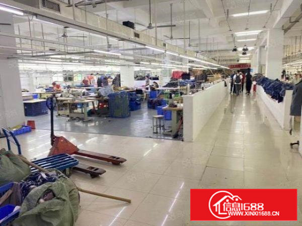 服装厂转让！石岩塘头二楼800平现成服装厂转让！无需转让费！