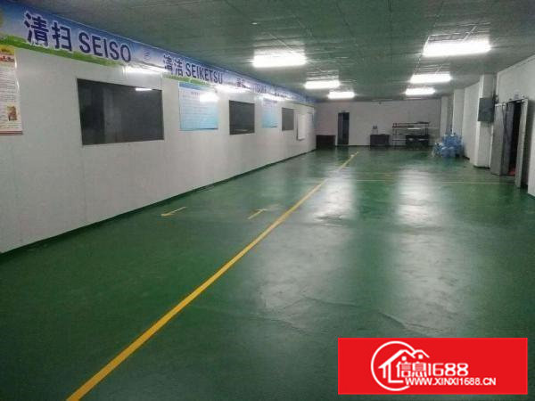 横沥镇原房东自建全新红本厂房，出租二楼6000平方米，三楼6