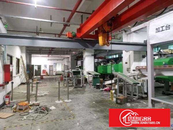 沙井镇大王山工业区靠近福永塘尾新出一楼带航车1800平厂房