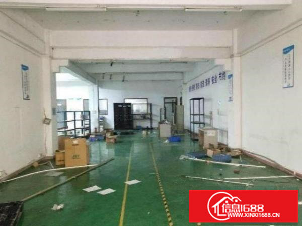 光明下村标准厂房460平出租，有地坪漆，办公环境好