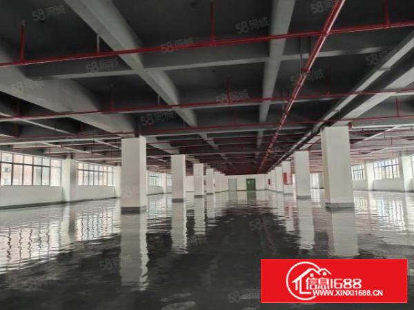 宝安西乡地铁站附近，楼上1800平精装厂房，带吊机口，一手租