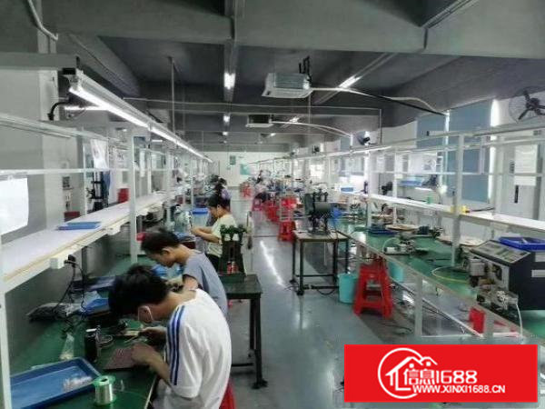 凤岗油甘埔大龙工业区带流水线台带装修厂房出租三楼1000平