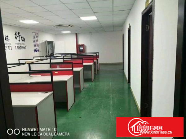 横岗原房东实际面积出租1650平方带装修，红本厂房仓库