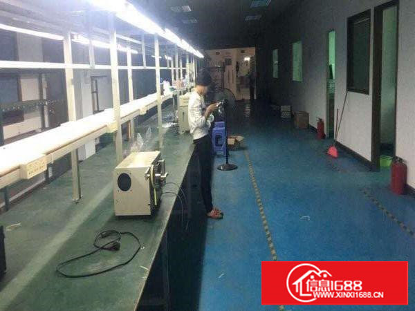 。。田心村480平方独院2楼厂房，地坪漆和吊顶，送装修。。