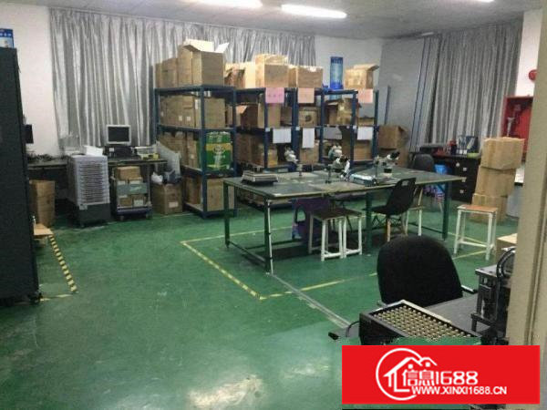 沙井地铁口新出楼上300平精装修厂房