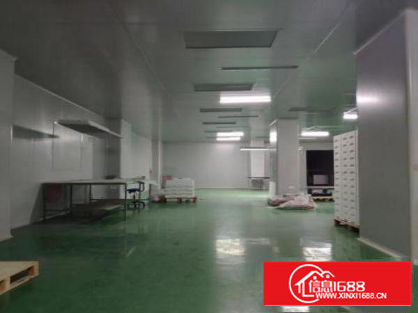 石岩三祝里急租一楼厂房740平层高6米，形象好，完好地坪漆