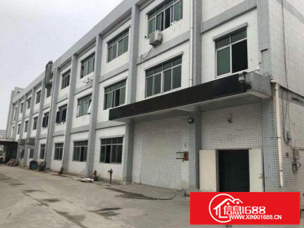 横岗沙荷路一手房东出租，独院厂房4000平，无公摊，配备宿舍