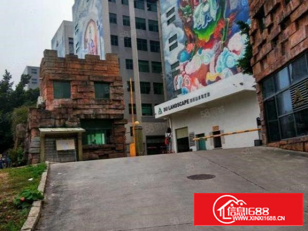 石岩料坑楼上1050平米带装修厂房出租可分租