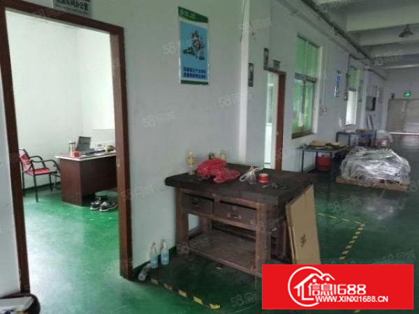 原房东！全新地坪漆！龙岗同乐2楼1000平精装修厂房出租