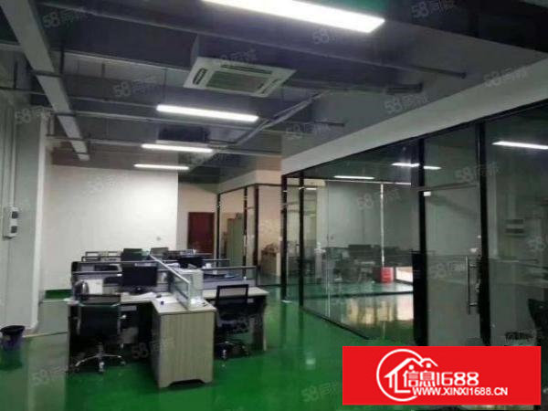 现成装修带办公室坪山大道主干道红本厂房3楼600平方拎包入住