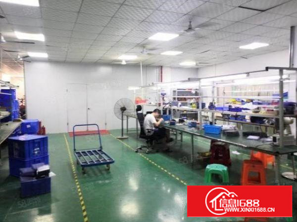 石岩北环路圆岭5楼上650平，原房东，建筑面积厂房出租