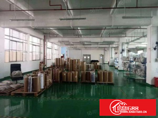 寮步下岭贝工业区标准厂房分租二楼2000带装修水电齐全