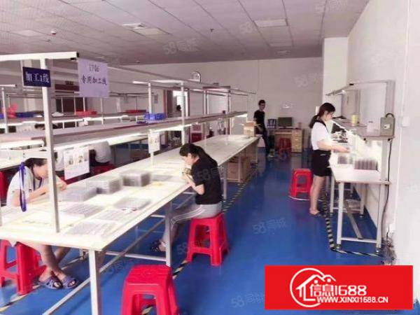 宵边新出二楼带豪华装修960平方米厂房出租