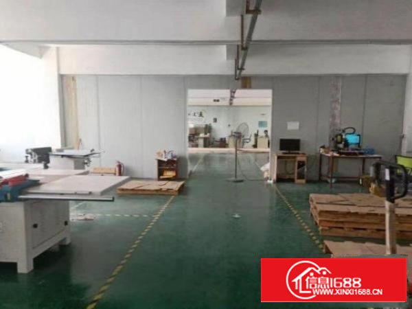 上元空出500平方二楼标准厂房招租，精装修办公室地坪漆