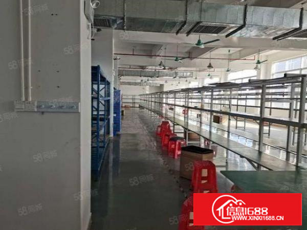 塘厦横塘靠清溪新出楼上标准厂房2200平出租，带消防喷淋