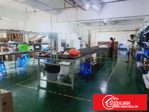 福永上围楼上厂房450平出租，主线到位，带装修有吊顶