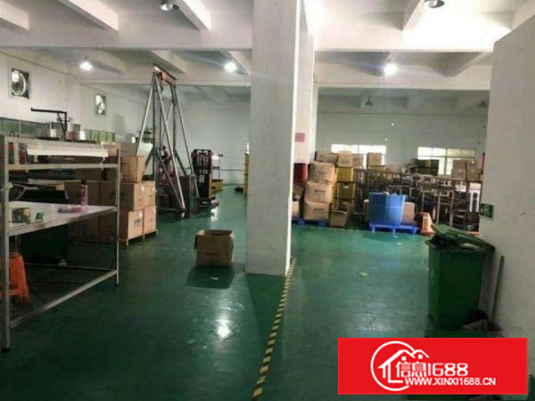 罗阳梅花新出2楼407平方厂房，有现成办公室，地坪漆吊顶