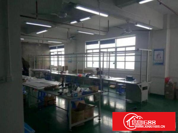 出租南海狮山兴业路附近楼上550平精装修厂房生活交通便利