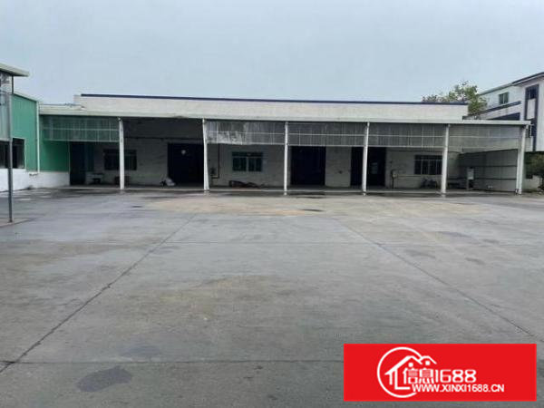 大朗镇松木山新出独院单一层钢构厂房7500平带行车滴水8米