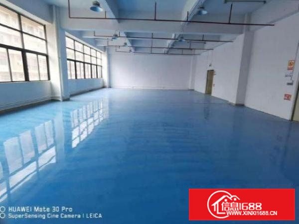 凤岗大工业园区全新地坪漆厂房出租楼上1200平米带3吨货梯