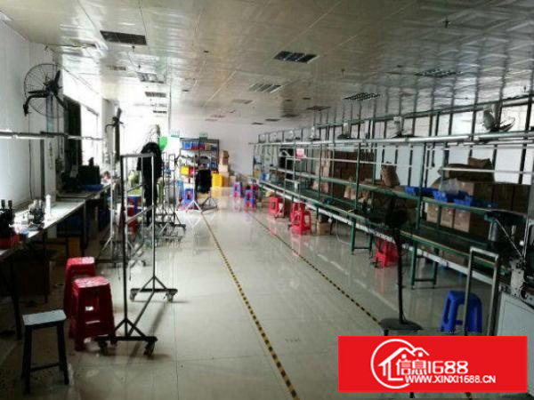 龙岗区嶂背楼上1300平格局方正厂房招租