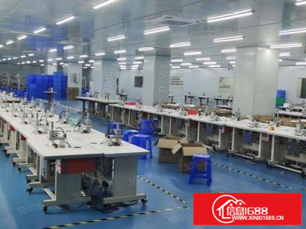 东莞虎门新出豪华精装修无尘车间2700平现成办公室水电齐全