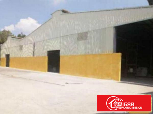 高埗单一层2600平方米全新独院钢结构厂房招租离高速出口仅有