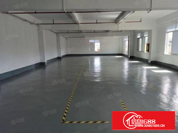 西乡宝运达附近工业区楼上厂房700平带精装，车间办公室地坪漆