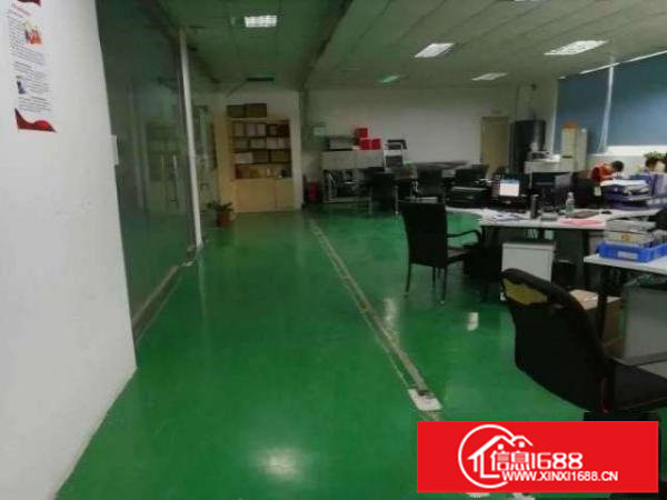 大浪鹊山路口佳丽工业区新出三楼560平带装修厂房招租