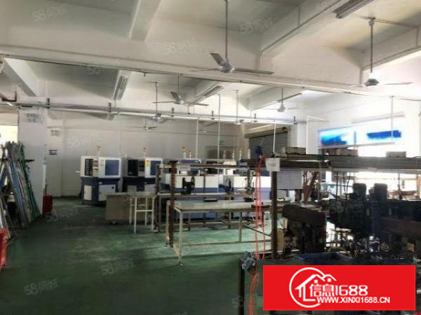 观澜新田新丰工业区村委厂房现成装修整层1360平