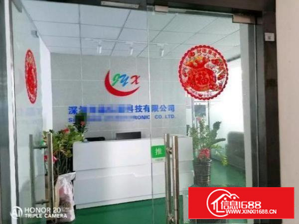 西乡洲石路边上带装修厂房650平米招租