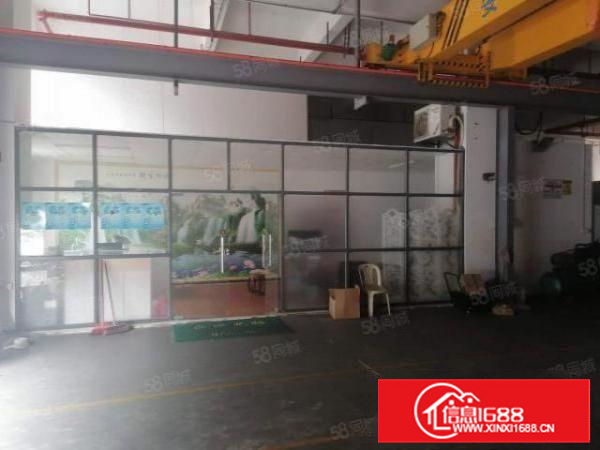 长安厦边工业区一楼6米高450平带10吨行车厂房出租